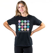 Soccer Short Sleeve T-Shirt - Soccer Makes Me Happy