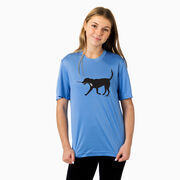 Hockey Short Sleeve Performance Tee - Howe the Hockey Dog