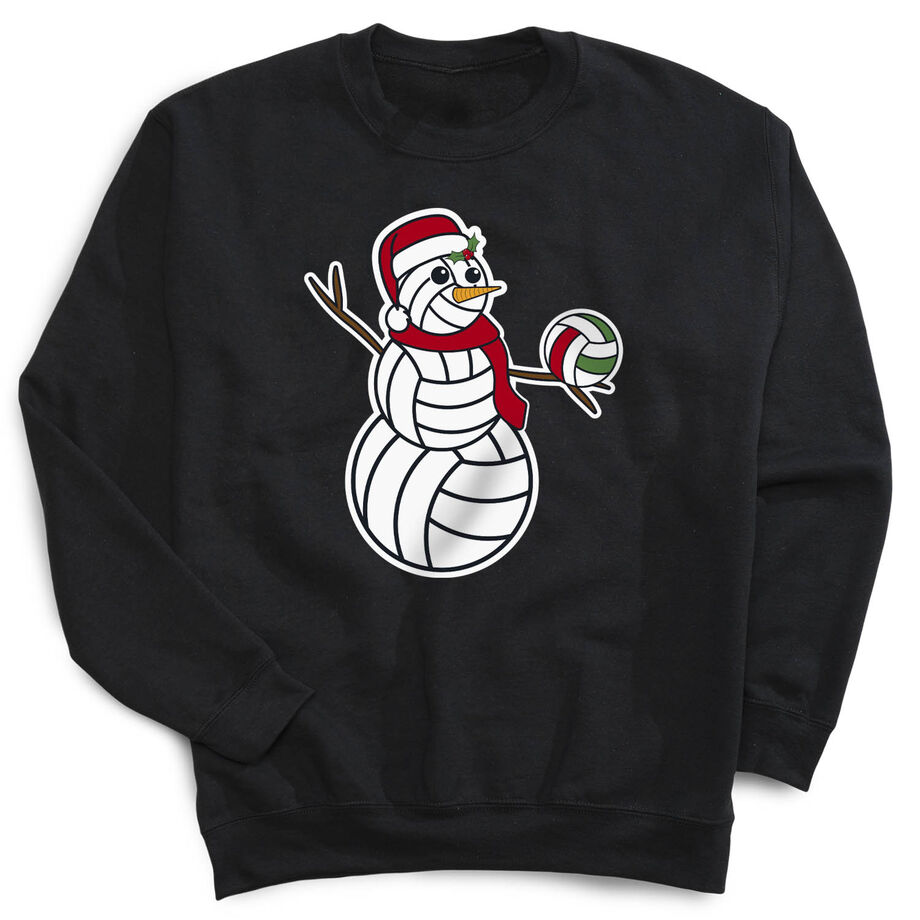 Volleyball Crewneck Sweatshirt - Serving Holiday Cheer