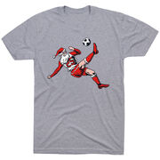 Soccer Short Sleeve T-Shirt - Soccer Santa