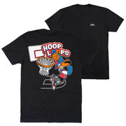 Basketball Short Sleeve T-Shirt - Hoop Loops (Back Design)