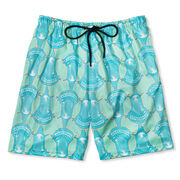 Guys Lacrosse Swim Trunks - Coast To Coast