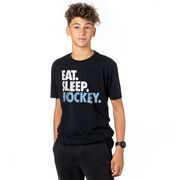 Hockey Short Sleeve T-Shirt - Eat. Sleep. Hockey.