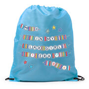 Girls Lacrosse Drawstring Backpack - In My Lax Girl Era