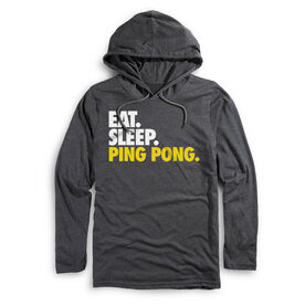Men's Ping Pong Lightweight Hoodie - Eat Sleep Ping Pong