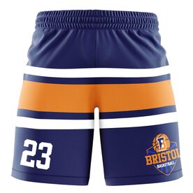 Custom Team Shorts - Basketball Stripes