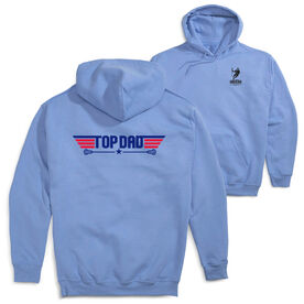 Guys Lacrosse Hooded Sweatshirt - Top Dad Guys Lacrosse (Back Design)
