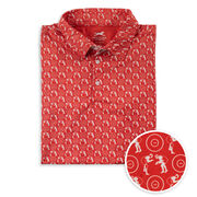 Wrestling Short Sleeve Polo - Takedown (Red)