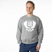 Pickleball Crewneck Sweatshirt - I'd Rather Be Playing Pickleball