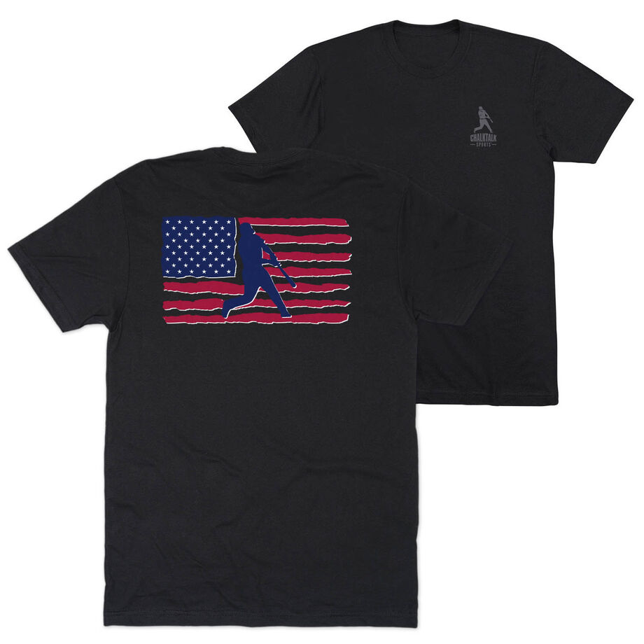 Baseball Short Sleeve T-Shirt - Baseball Land That We Love (Back Design)