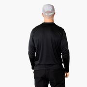 Men's Running Long Sleeve Performance Tee - Will Run For Beer