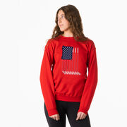 Hockey Crewneck Sweatshirt - American Flag