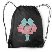 Cheerleading Drawstring Backpack - The Bigger the Bow