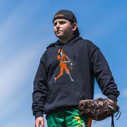 Baseball Hooded Sweatshirt - Home Run Zombie