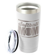 Softball 20 oz. Double Insulated Tumbler - Mom