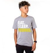 Tennis T-Shirt Short Sleeve Eat. Sleep. Tennis.