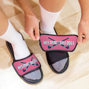Field Hockey Repwell&reg; Slide Sandals - Personalized Crossed Sticks