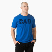 Baseball T-Shirt Short Sleeve - Baseball Dad Silhouette