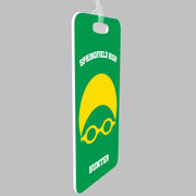 Swimming Bag/Luggage Tag - Personalized Swim Team Goggles and Cap