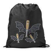 Baseball Drawstring Backpack - It's Bats 