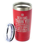 Soccer 20 oz. Double Insulated Tumbler - Dear Dad