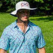 Hockey Performance Short Sleeve Button Down Shirt - Cross Check