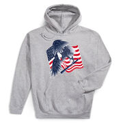 Baseball Hooded Sweatshirt - Baseball Eagle