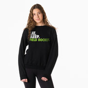 Field Hockey Crewneck Sweatshirt - Eat Sleep Field Hockey