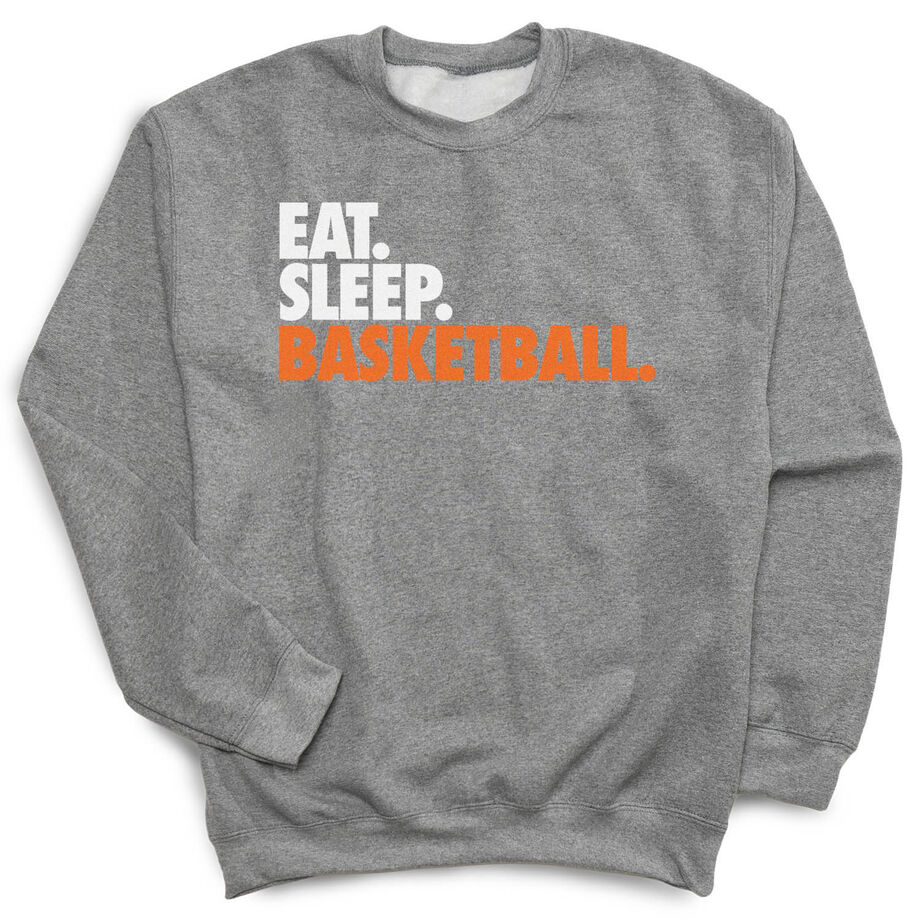 Basketball Crewneck Sweatshirt - Eat Sleep Basketball