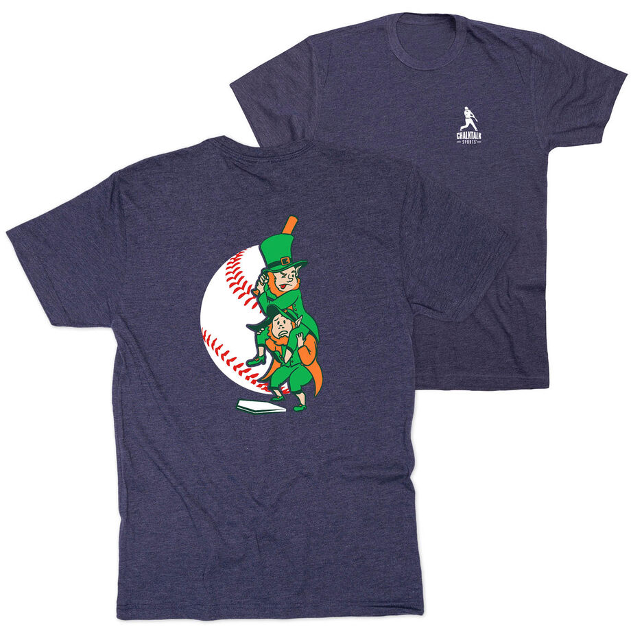 Baseball Short Sleeve T-Shirt - Top O' The Order (Back Design)