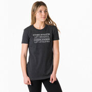 Cheerleading Women's Everyday Tee - Cheerleaders Lift Athletes