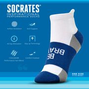 Socrates&reg; Woven Performance Sock Be Brave (Royal)