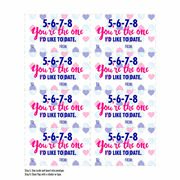 5-6-7-8 Cheer Valentine's Day Card