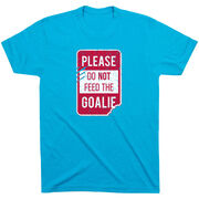 Hockey Short Sleeve T-Shirt - Don't Feed The Goalie