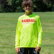 Baseball Long Sleeve Performance Tee - Baseball All Day Everyday