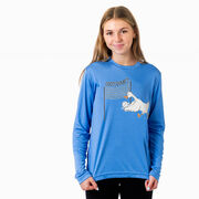 Volleyball Long Sleeve Performance Tee - Goosebumps