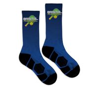 Custom Team Graphic Flex Mid-Calf Socks - Pickleball