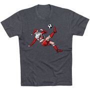 Soccer Short Sleeve T-Shirt - Soccer Santa