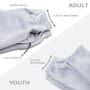 Football Fleece Sweatpants - Football Word