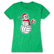 Volleyball Women's Everyday Tee - Serving Holiday Cheer