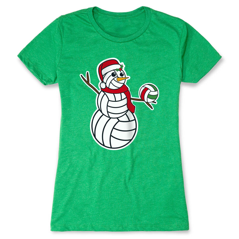 Volleyball Women's Everyday Tee - Serving Holiday Cheer