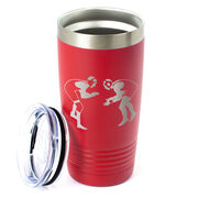 Wrestling 20 oz. Double Insulated Tumbler - Silhouettes