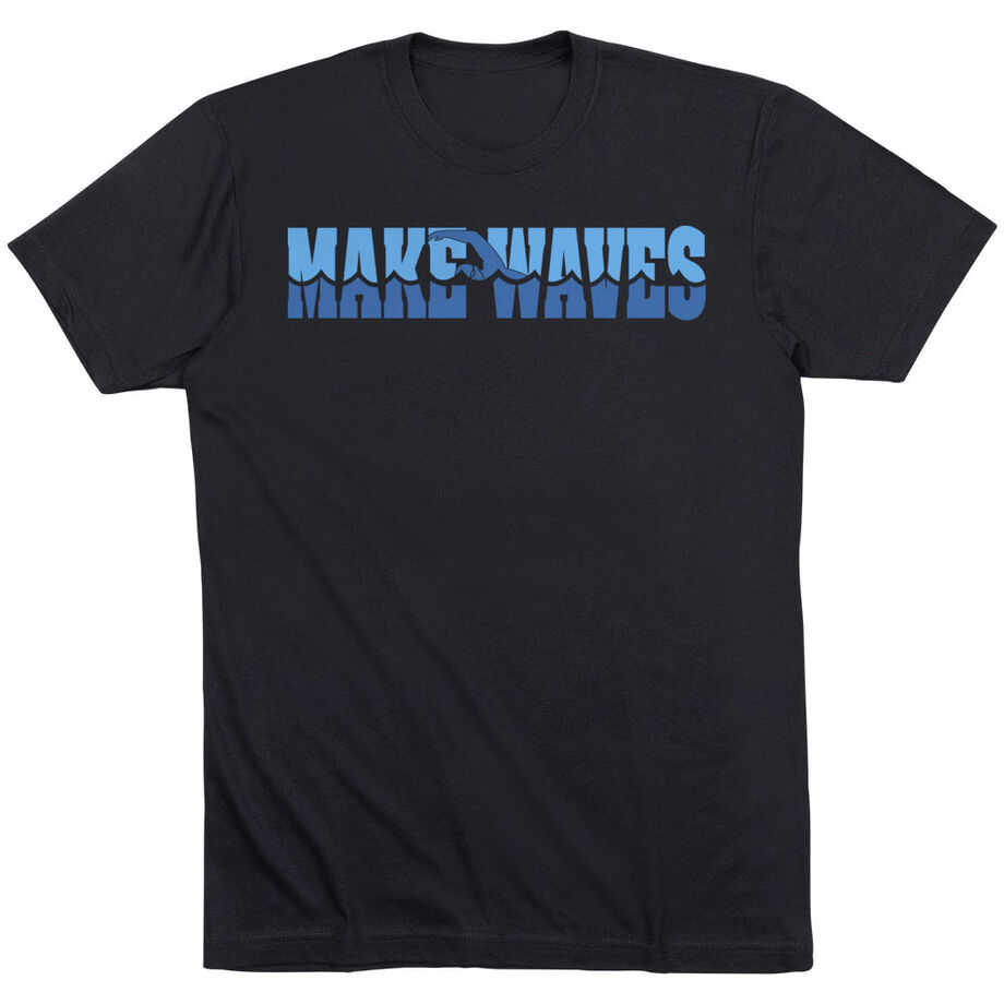 Swimming Short Sleeve T-Shirt - Make Waves