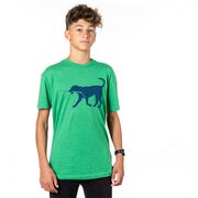 Hockey Tshirt Short Sleeve Rocky The Hockey Dog