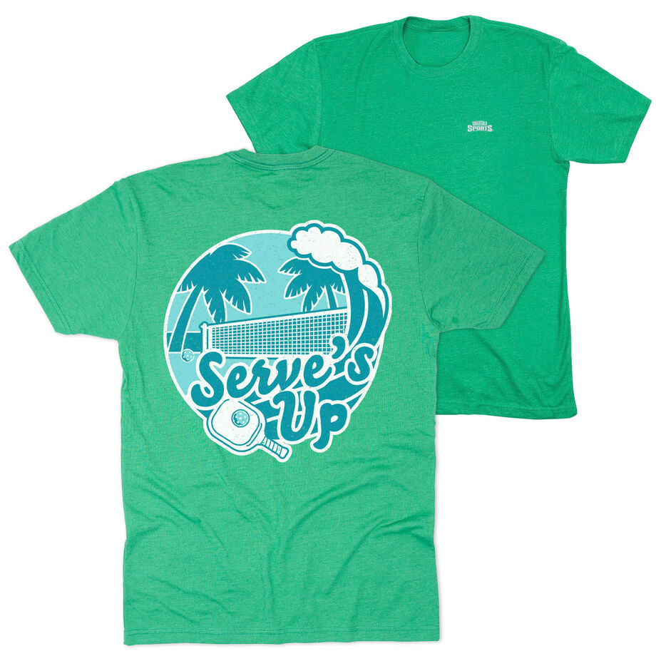 Pickleball Short Sleeve T-Shirt - Serve's Up (Back Design)