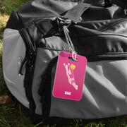 Cheerleading Bag/Luggage Tag - Personalized Hurdler