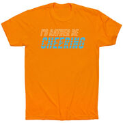 Cheerleading Short Sleeve T-Shirt - I'd Rather Be Cheering