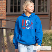 Soccer Hooded Sweatshirt - USA Patriotic