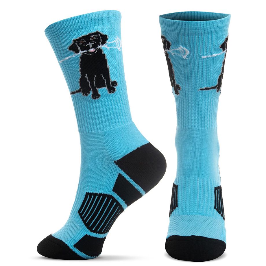 Lacrosse Woven Mid-Calf Socks - Lacrosse Dog