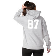 Hockey Hooded Sweatshirt - The Cold Never Bothered Me Anyway #HockeyMom